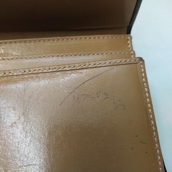 Kate Spade New York Black Leather Credit Card Trifold Wallet - Made in Italy - Picture 14 of 16